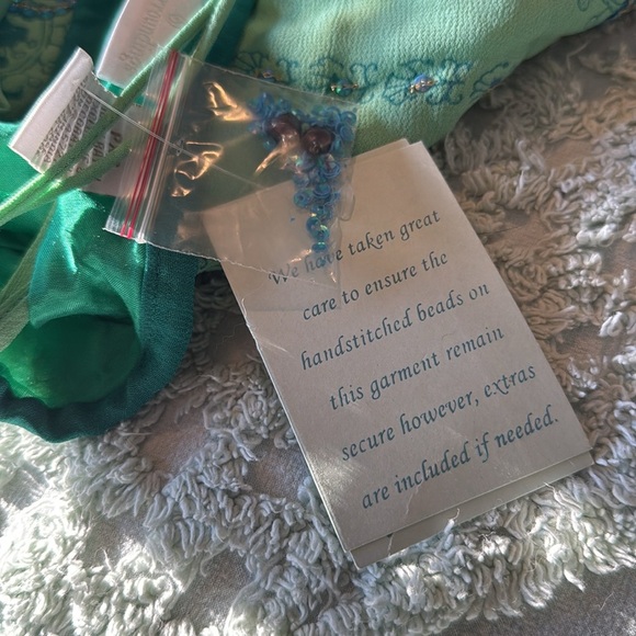 Soft Surroundings Green Long Flowing Skirt NWT - Picture 4 of 8